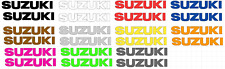 2x Suzuki Belly pan Fairing Replica Decals Stickers GSXR 1000 750 600 RR Black