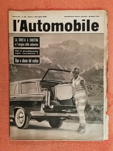 Automobile weekly magazine - l'automobile,
