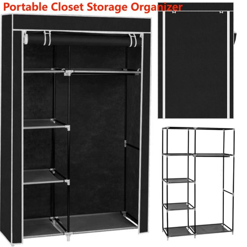 Fabric wardrobe portable - fabric,