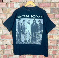 Bon Jovi Shirt Size XL Official Vintage Milton Keynes UK Promotion 1993