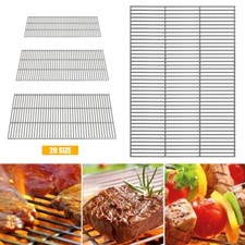 Heavy Duty Stainless Steel BBQ Cooking Grid Barbecues Grill Mesh Rack Grate Net