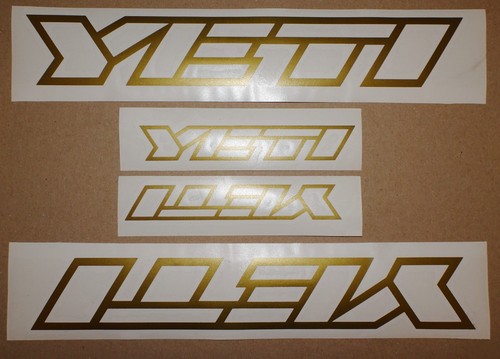 Yeti gold outline - 4,