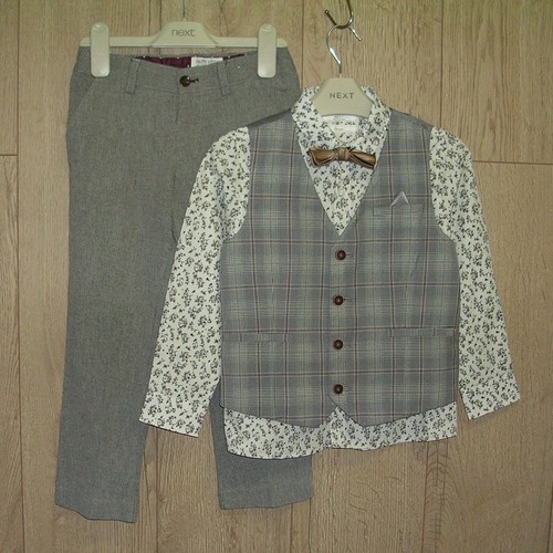 Next boys brown trousers - brown,