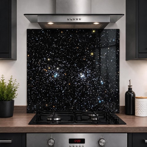 Printed glass kitchen - printed,