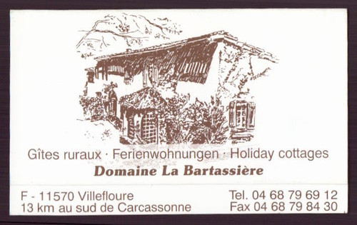 Business card domaine la - card,