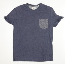 Spitalfields Men's Blue S Crew