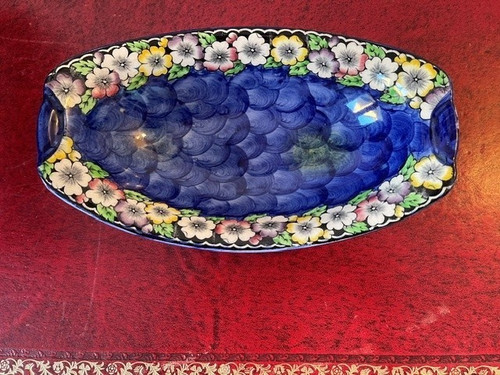 Maling pottery lustre blue - lustre,