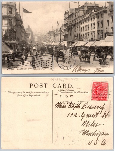 London regent street - street, horse