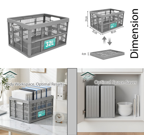 Folding collapsible plastic - folding,