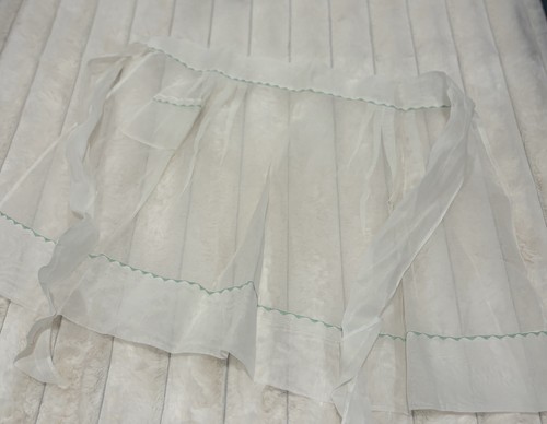 Sheer half apron vintage - sheer,