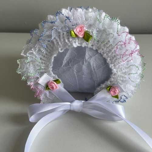 Hand knitted baby girls - knitted,