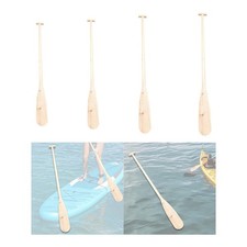 Wooden canoe paddle