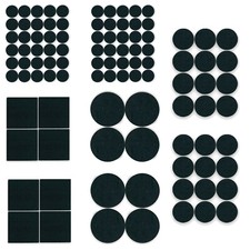 100 Felt Pads Self Adhesive Black Sticky Furniture Floor Chair Legs Protectors
