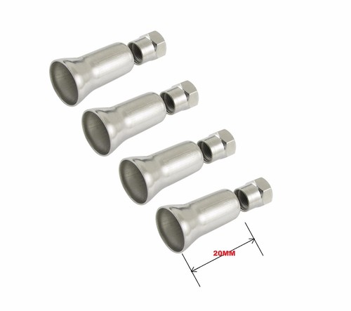 Chrome wheel tyre valve - 4,