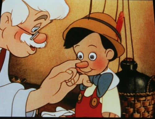 Pinocchio postcard modern - pinocchio,