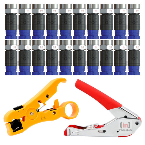 Compression tool coaxial - compression,
