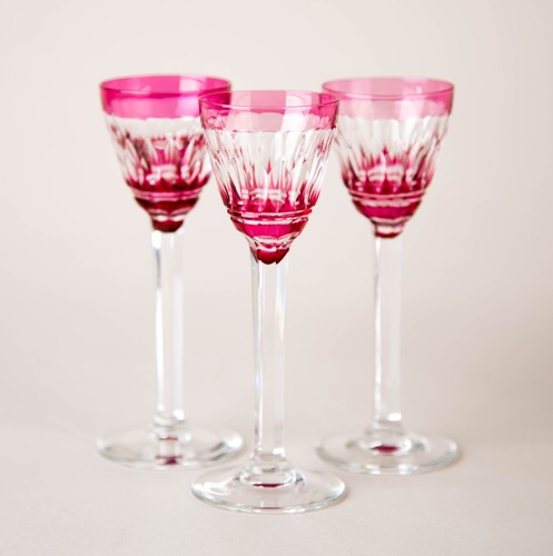 Val lambert cordial glasses - val,