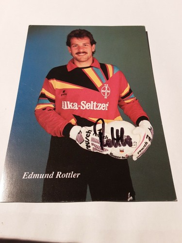 Signed postcard edmund rottler - signed,