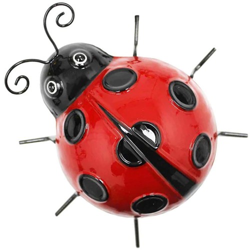 Ladybird metal wall art - metal,