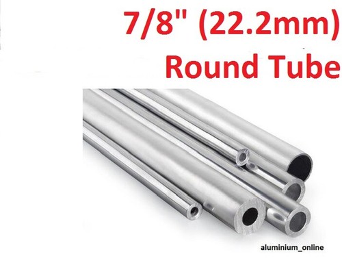 Aluminium round tube 8 - tube, 7/8