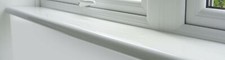 White UPVC Bullnose Window Boards Cill Cover | 2m | Sills | End Caps