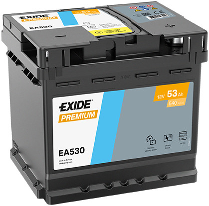 Starter battery exide ea530 - starter,