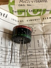 Multivibrator circuit Ferranti type 205G LCE vintage part - F105