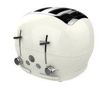 Funky 4-Slice Toaster Cream