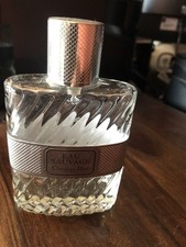 Empty bottle Eau Savage