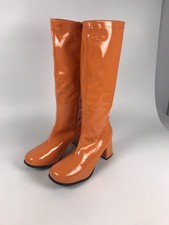 FANCY DRESS PARTY BOOTS 60s 70s 80s DISCO RETRO UK 12 (NEW)