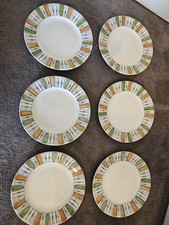 Vintage Broadhurst Ironstone Kathie Winkle Design Viscount 6 x Side Plates 