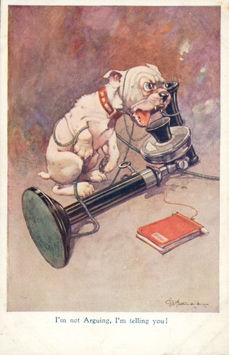 Bonzo postcard george - postcard,