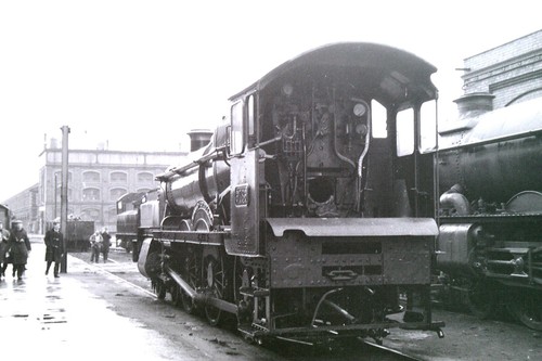 Steam locomotive 35mm slide - steam, (35mm