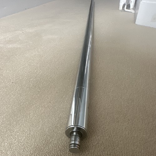 Portable silver metal pole - portable,