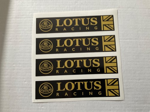 Lotus racing decals - 4x,