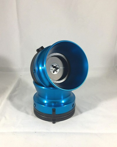 Blue aluminium nab hub - aluminium,