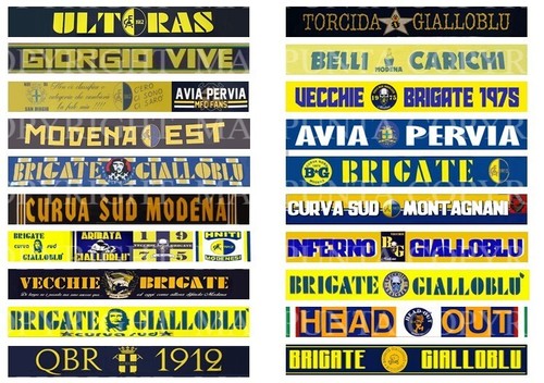 Subbuteo stickers modena - subbuteo,