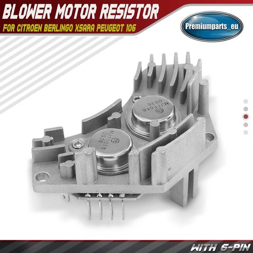 Heater blower motor - blower, resistor