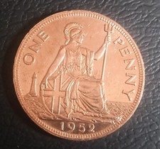 Retro 1952 George VI Uncirculated Penny. Souvenir Gap Filler.