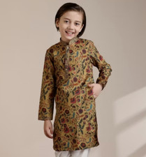 MANYAVAR BOYS MUSTARD YELLOW
