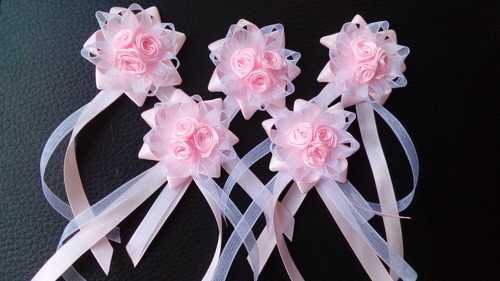 Satin organza flower - 6,