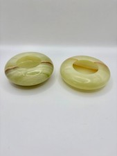 Vintage Mid Century Pair Onyx