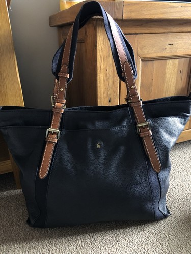 Joules navy tan leather - &,