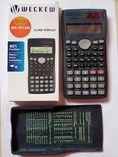 Scientific Calculator WECKEW - Hard Case - Boxed with Instructions WK991MS