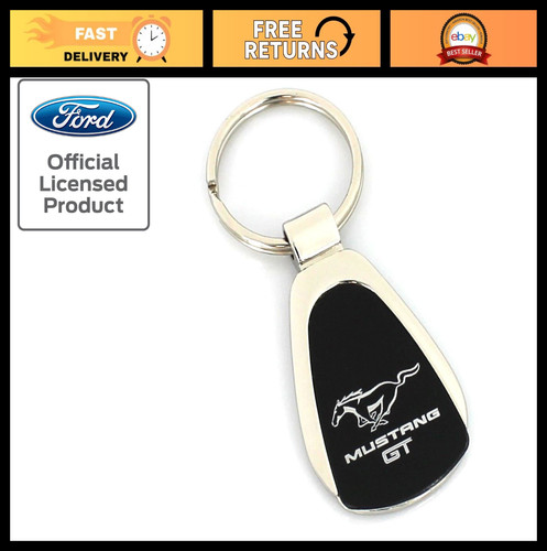 Black tear drop key - black,