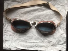 Luxor 9 Meyrowitz Goggles 1930s Original As Used In Battle of Britain Etc Rare