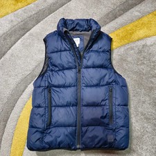 Gap bodywarmer Navy Blue chunky Gilet , Primaloft full zip