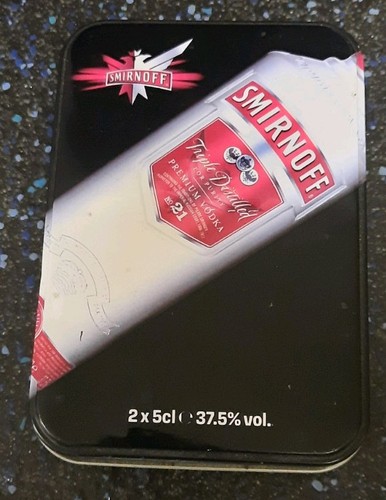 Smirnoff vodka tin - vodka,