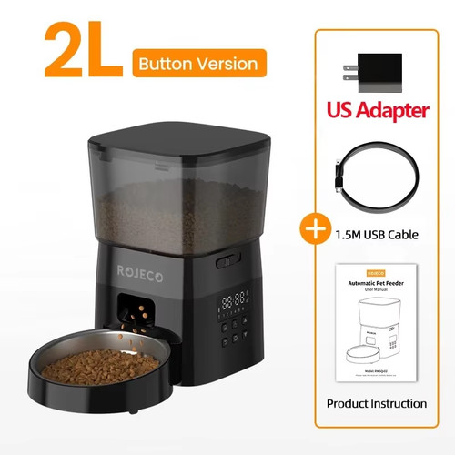 Automatic pet feeder button - pet,