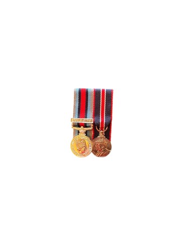 Court mounted miniature medal - mounted,